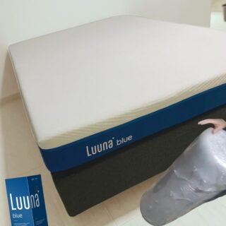 Colchão Luuna Blue Solteiro, Espumas Certificadas, Suporte e Conforto, Firme Confortável, 88cm x 188cm x 20cm