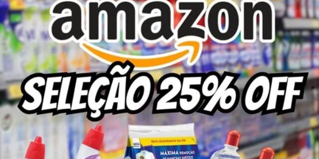 Seleção em Produtos de Limpeza com Cupom de 25% Off