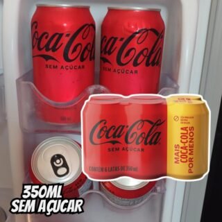 Pack de Coca-Cola sem Açúcar 350Ml 6 unidades