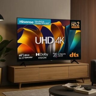 Hisense Smart Tv Uhd 4k Dled 50 Polegadas 50a6n Com Hdr10+ Dolby Vision Game Mode Controle Por Voz Alexa Built-in Airplay