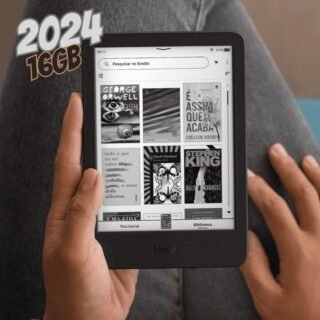 Kindle 16 GB (Última geração) – Leve e compacto, com tela antirreflexo, trocas de página mais rápidas, luz frontal ajustável e bateria de longa