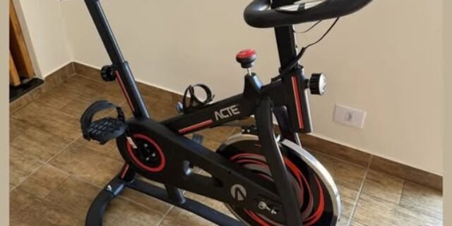 Bicicleta Spinning 6.0 E33, Cardio e Musculação, Preto – Acte