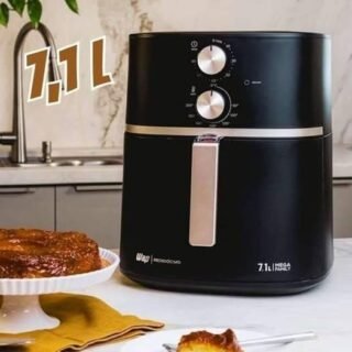 WAP Fritadeira Elétrica Air Fryer MEGA FAMILY 7,1 Litros, Temperatura Ajustável, Revestimento Antiaderente, 1700W 127V