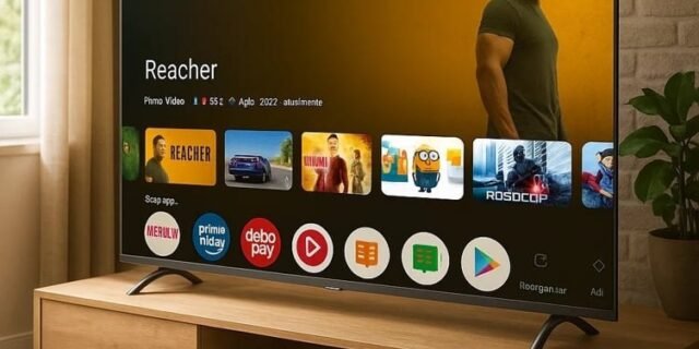 Smart Tv 58” Philco Led 4k Google Tv Hdr10 P58kga Preto