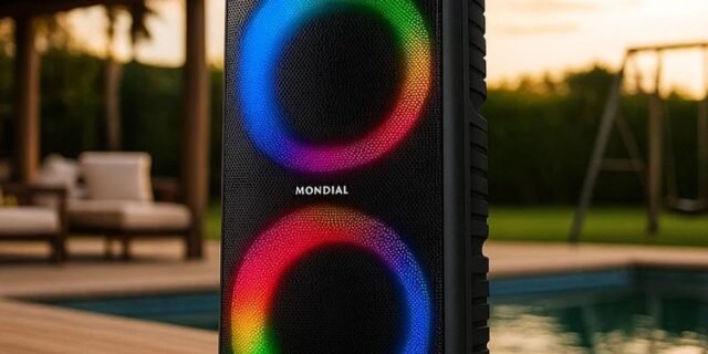 Caixa de Som Party Box, Mondial, Preto, 600W, Bivolt – PBX-600-A