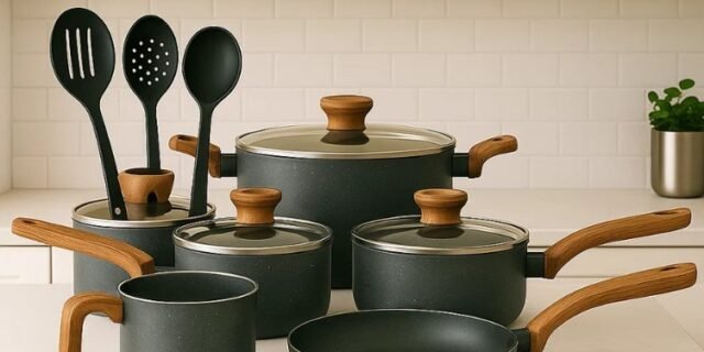 Jogo De Panelas Pratic Cook Granito Indução Mimo Style Cerâmica 10 Peças