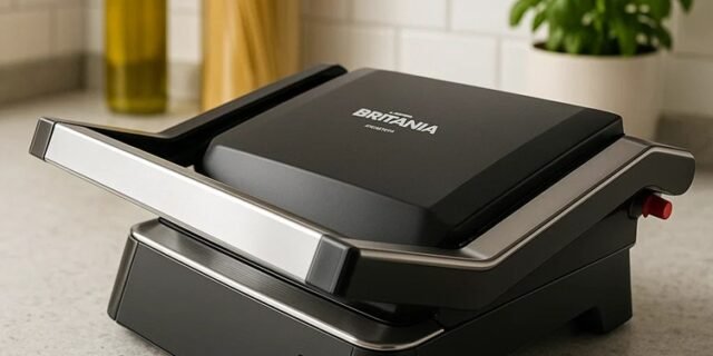 Grill Britânia Abertura 180º 520W BGR06A Dura Mais