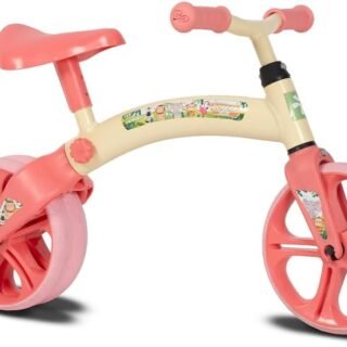 Verden Bicicleta de Equlibrio em Aluminio Balance Safari Baby Bege e Goiaba