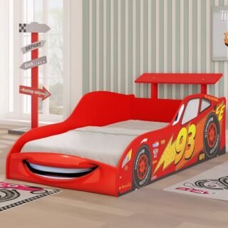 Cama De Solteiro Carro Mcqueen Vermelho