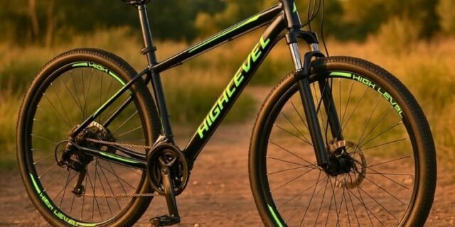 Bicicleta Aro 29 Aço Carbono Ksvj Freios Disco Suspensão 21v