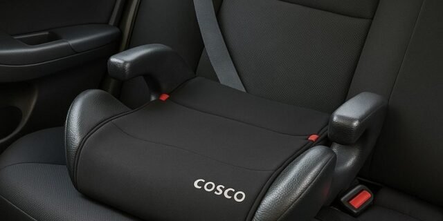 Assento de Elevação Cosco Kids Clippy 15 a 36kg – Cinza