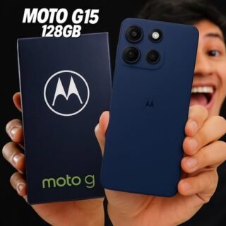 Smartphone Motorola Moto G15 – 128gb 12gb (4gb Ram+8gb Ram Boost) E Camera 50mp Com Ai E Night Vision Bateria De 5200 Mah Tela Fhd+ 6.7 Com Superbrilho Nfc Azul Escuro