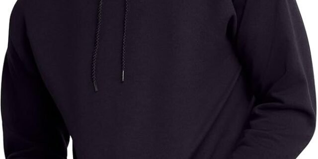 Hanes Moletom masculino EcoSmart de lã com capuz