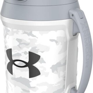 Under Armour Jarro de água esportivo, garrafa de água isolada de 1,8 l com alça, 1,8 litro, gancho de cerca, resistente a vazamentos, beisebol, futebol e mais