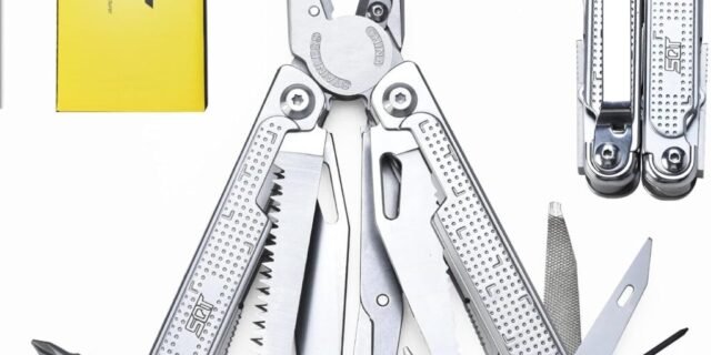 SQT Multiferramenta 2048 20 em 1, dobrável e autotravante, ferramenta profissional