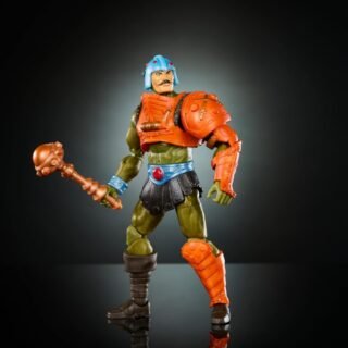 Masters of the Universe Masterverse New Eternia Action Figure & Accessories, Man-At-Arms Deluxe MOTU Collectible with 30 Articulations, 7-inch