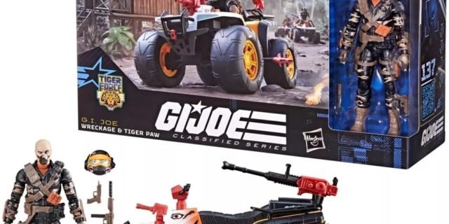 G.I. Joe Classified Series Tiger Force Wreckage Action Figure and Tiger Paw ATV – Exclusive