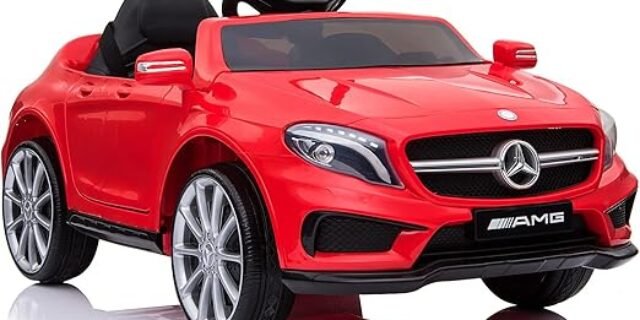 Bang Toys Carro Elétrico Infantil Mercedes-Benz AMG 12v Recarregável Vermelho