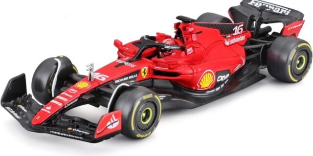 F1 Ferrari Sf-23 Charles Leclerc #16 2023 1/43 Bburago Acrílico