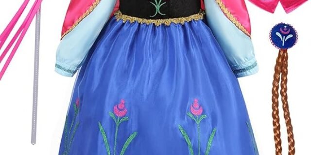 Fantasias de princesa para meninas, vestido de princesa, cosplay, aniversário, Halloween, Natal, carnaval, festa