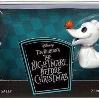 Set of 4 Diecast Figurines (2.5″) Tim Burton’s “The Nightmare Before Christmas” “Metalfigs” Series by Jada