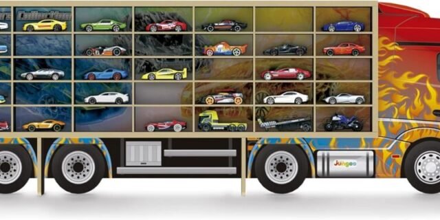 Painel Expositor 35 Carrinhos Hot Wheels – Junges