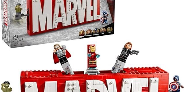 LEGO Super Heroes Marvel Logo e Minifiguras da Marvel 76313