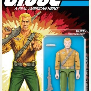 Super7 Reaction+ G.I. Joe Duke (Cartoon) – 3.75″ G.I. Joe Action Figure with Accessories Classic Cartoon Collectibles and Retro Toys