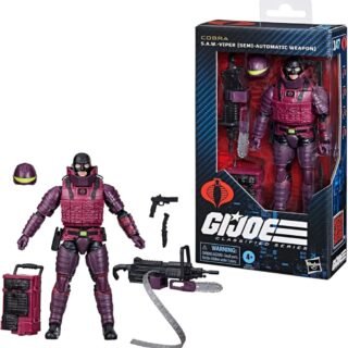 G.I. Joe Classified Series #147, S.A.W.-Viper (Semi-Automatic Weapon), Collectible 6 Inch Action Figure with 9 Accessories