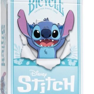 Bicycle Baralho Disney Stitch – 1 baralho, acabamento com almofada de ar, profissional