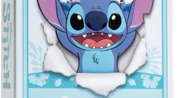 Bicycle Baralho Disney Stitch – 1 baralho, acabamento com almofada de ar, profissional