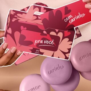 Presente Natura Tododia Sabonetes Sortidos Amor e Carinho 5 un de 90 g