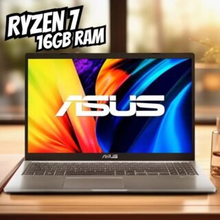 Notebook ASUS Vivobook 15 M1502, AMD Ryzen 7 5825U, 16GB RAM, 512 GB SSD, KeepOS, Tela 15.6, FHD, Cool Silver – M1502YA-NJ612