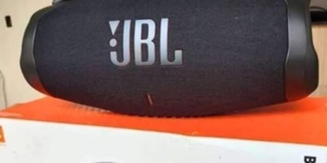 JBL Caixa de Som, Boombox 3, Bluetooth, À Prova D’água e Poeira – Preto