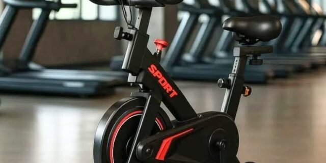 Bicicleta Ergométrica Para Spinning Preto Vermelha Liftness