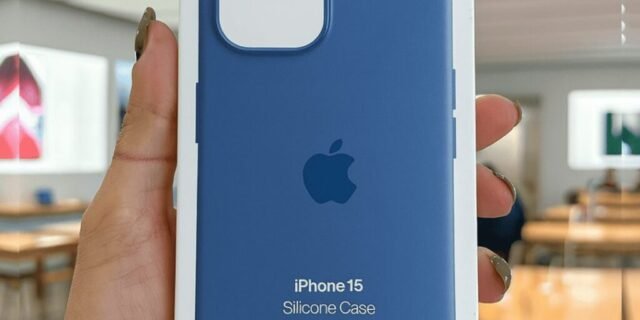 Apple Capa de silicone com MagSafe