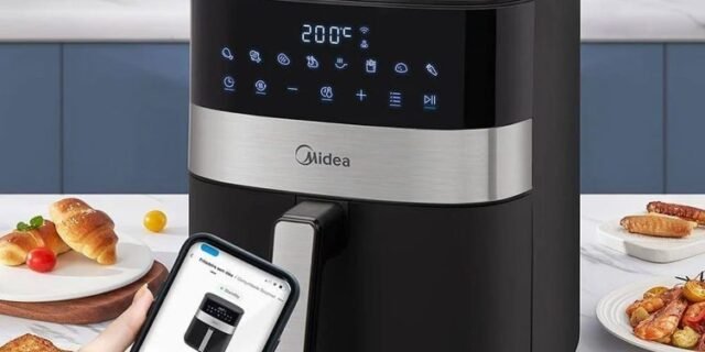 Fritadeira Air Fryer 6l Smart Chef Plus Cor Preta Midea Cor Preto – 220V