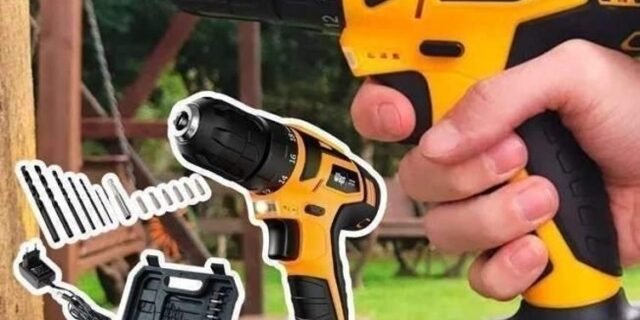 Furadeira e Parafusadeira Wap a Bateria 12V com Maleta 13 Peças BPF 12K3