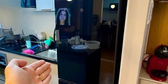 Geladeira/Refrigerador Panasonic Frost Free I – Inverse Black Glass 397L NR-BB41GV1B