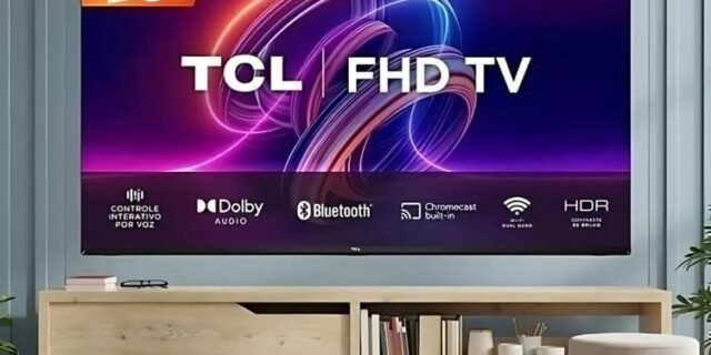 Smart TV 40” Full HD LED TCL 40S5400A Android – Wi-Fi Bluetooth Google Assistente 2 HDMI 1 USB