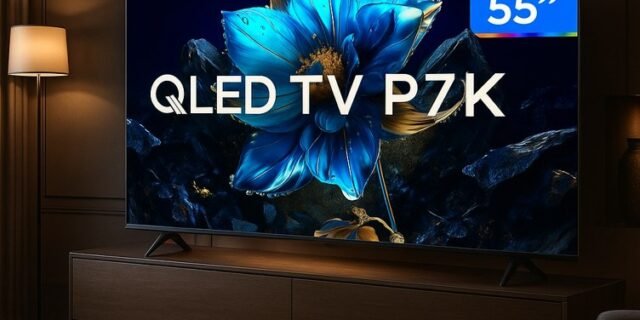 Smart TV 55″ TCL 4K UHD QLED 55P7K Google TV AiPQ Google Assistente 3 HDMI 1 USB