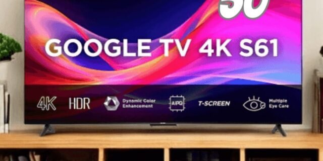 Smart TV 50″ Semp 4K UHD LED S61 Google TV AiPQ Pro Google Assistente 3 HDMI