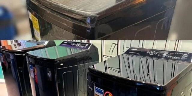 Lavadora Smart Samsung Digital Inverter WA17CG Black 17kg