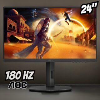 Monitor Gamer AOC 24″ 180Hz 0,5ms IPS Ajuste de Altura 24G4/P