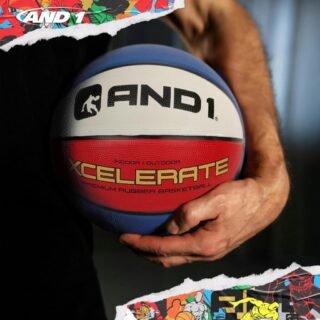 AND1 Bola de basquete de borracha Xcelerate