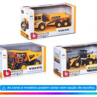 Caminhão de Brinquedo Volvo New Holland – Roda Livre Bburago