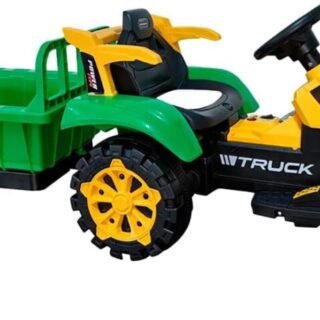Bang Toys Trator Elétrico com Caçamba 12v Recarregável Verde