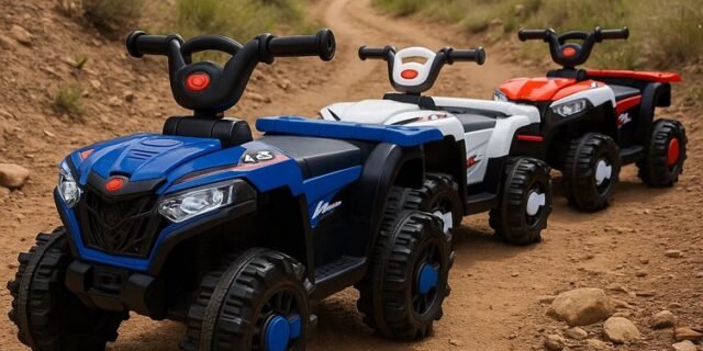 Mini Quadriciclo Elétrico 6 volts Infantil Som Luz e Música 30 Kilos – Brinq Kids