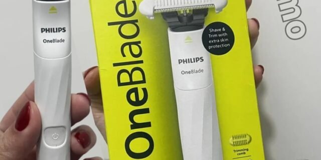 Aparador E Raspador Oneblade Intimate Qp1924/10 Philips Branco
