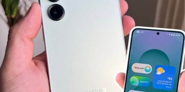 Celular Samsung Galaxy S25 5G, 128GB, 12GB RAM, Câmera Tripla de 50+12+10, Tela Grande de 6.2″, Verde